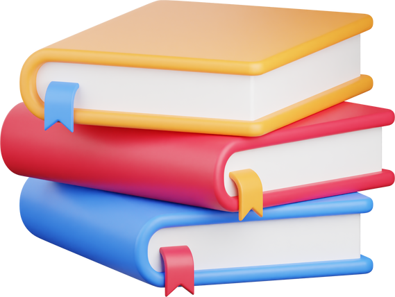 Books 3D Icon