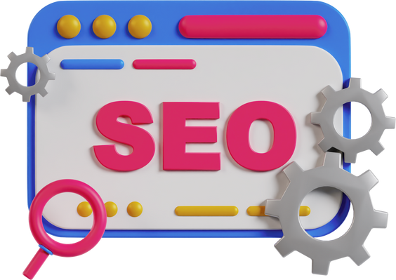 3D SEO Icon